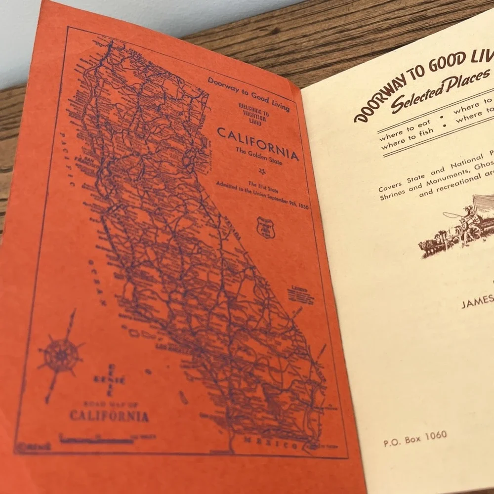 Vintage 1950 California Arizona Nevada Travel Guidebook "Doorway to Good Living" - Picture 12 of 12